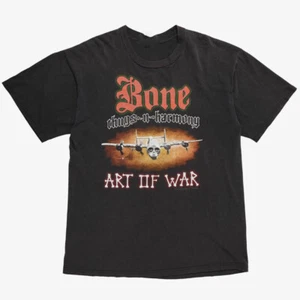 BONE THUGS N HARMONY ART OF WAR TOUR T-Shirt 100% Cotton Short Sleeve ZL357 - Zdjęcie 1 z 3