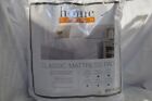 Home Design Diamond Classic Mattress Pad White Twin Up to 18IN Deep