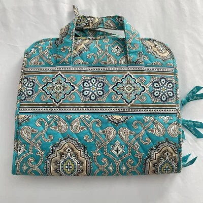 Vera Bradley Hanging Travel Organizer and Hanger Paisley Turquoise EUC - Image 1 of 4