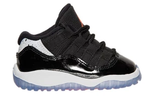 Nike Air Jordan Retro 11 Low BT Negro Infrarrojo 23 Platino 505836-023 Talla 5C - Imagen 1 de 10