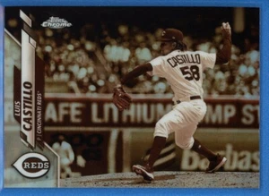 Topps 2020 cromo refractor sepia #16 Luis Castillo Cincinnati Reds - Imagen 1 de 2