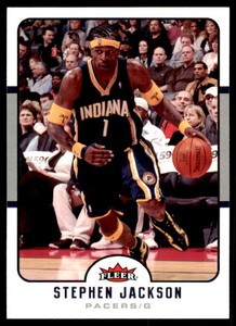 2006-07 Fleer: Stephen Jackson 100 Indiana Pacers #73
