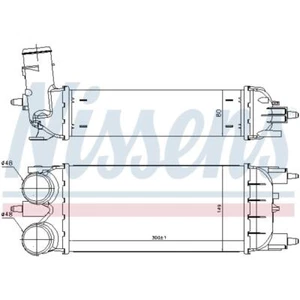 Intercooler Turbo LLC NISSENS Para Peugeot 508 SW I 8E 8D Citroën C5 - Imagen 1 de 1