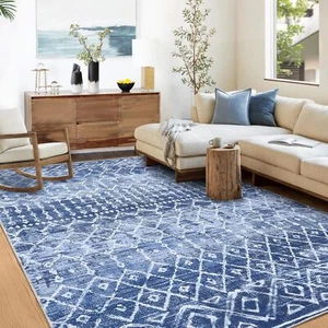Zacoo Large Area Rug 8x10 Rugs for Living Room Colourful Printed Rug Washable... - Picture 1 of 9