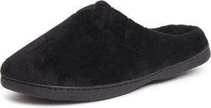 Women'S Memory Foam Indoor Outdoor Darcy Velour Clog House Slipper with Wide Wid - Picture 1 of 7