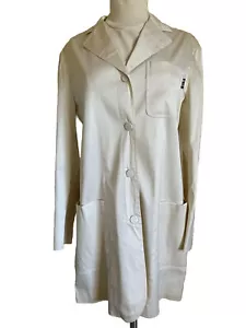 Vintage GIANFRANCO FERRE Ivory Silk Blend Jacket Women's Sz Small - Picture 1 of 10