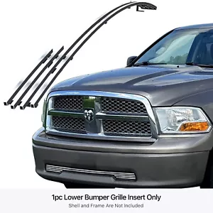 Fits 2009-2012 Dodge Ram 1500 Pickup Bumper Billet Grille Grill Insert - Picture 1 of 7