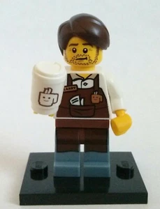 LEGO 71004 Minifigure LEGO Movie Series 1 Larry the Barista Sealed! - Picture 1 of 2