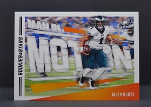 2023 Panini Rookies & Stars NFL JALEN HURTS Man in Motion Insert #MM-14 Eagles - Picture 1 of 2