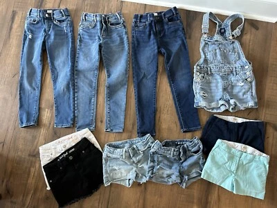 GAP KIDS J ЭКИПАЖА ДЖИНСЫ И ШОРТЫ РАЗМЕР 7/8 ЛОТ X 10 СТИРКА ОЧЕНЬ ХОРОШИЙ ЧИСТЫЙ - Изображение 1 из 4
