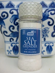 SALE MARINO BADIA ( SAL MARINA ) con macina macina mulino CONDIMENTO MACINA GROSSO FINE - Foto 1 di 1