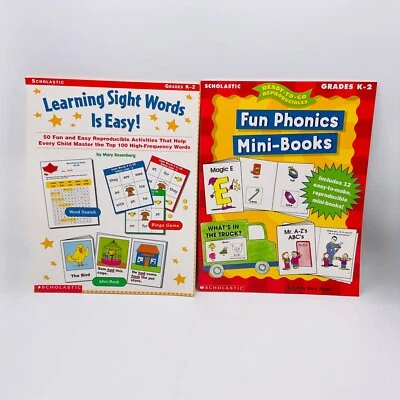Scholastic Workbook Lot K-2nd GradeHomeschool Curriculum Student Reproducible - Image 1 of 4