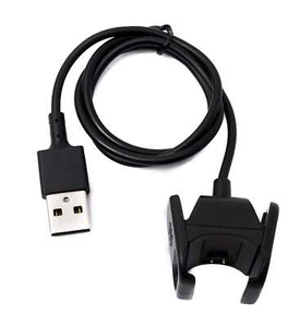 SYSTEM-S USB 2.0 Cable 54 CM Charging for Fitbit Charge 3 Smartwach IN Black - Zdjęcie 1 z 4