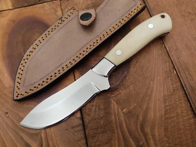 Custom Handmade 12c27 Steel Survival Camping Skinner Fixed Blade Hunting Knife - Image 1 of 4
