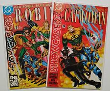 Showcase '93 #4, #5 BATMAN Robin BLUE DEVIL Catwoman 1993 DC SET VF/VF+