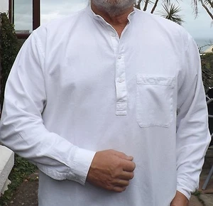 Opa Hemden von Kaboo das Original halber Knopf XXXL passt bis 58" Brustumfang  - Bild 1 von 4