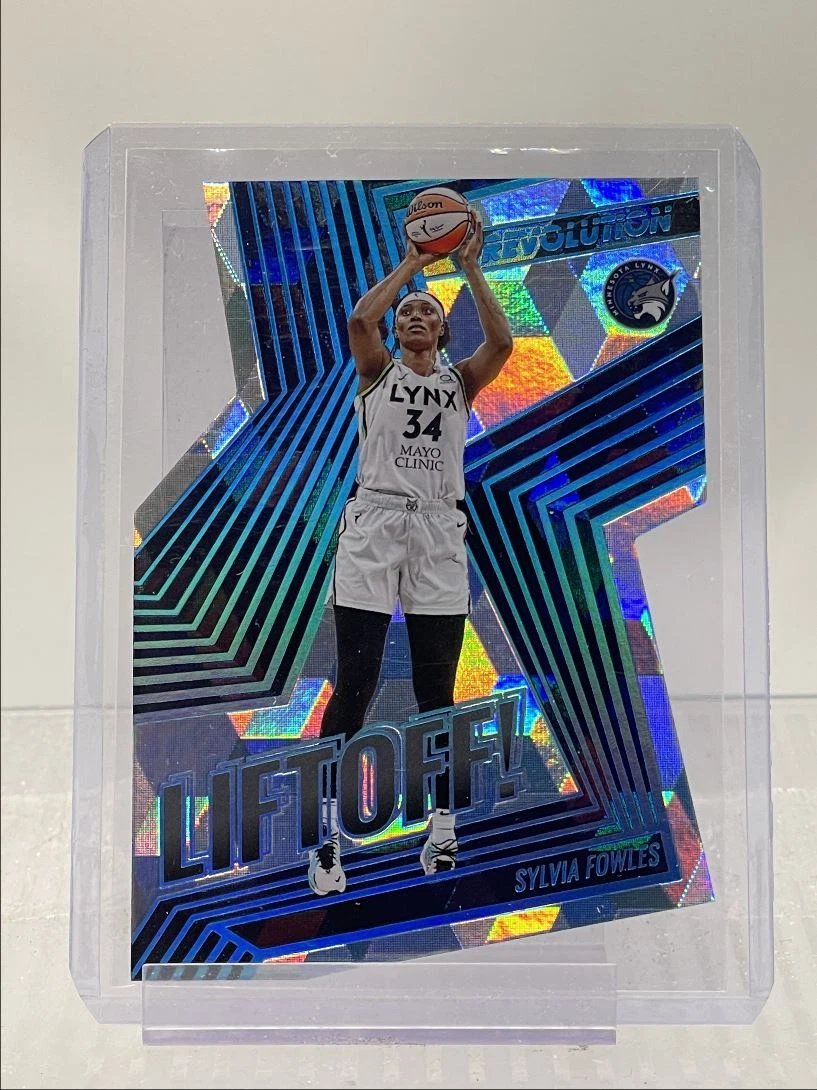 SYLVIA FOWLES 2022-23 REVOLUTION WNBA LIFTOFF! CUBIC DIE CUT /50 Q1378