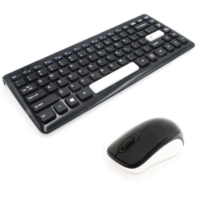 Wireless Keyboard and Mouse Kits, Silm and Light Noise, 2.4Ghz Black KG-0977 - Image 1 of 3