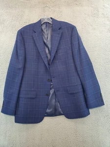 Ralph Lauren Luxury Suit Jacket Mens Blue Wool Blend Size 38R - Picture 1 of 17