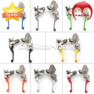CNC Brake Clutch Levers Hydraulic Master Cylinder For Honda CR125R CR250R CR500R - Picture 1 of 18