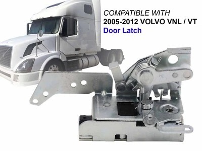 Door Latch for 2005 - 2012 Volvo VNL VN Front Driver Left LH 8143652 3175723 - Image 1 of 4