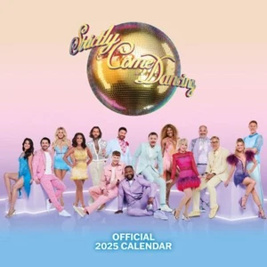 2025 Calendar Strictly Come Dancing Month View Square Calendar Official Product - Picture 1 of 7