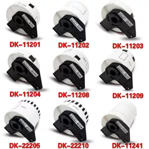 Etykiety kompatybilne z Brother DK-22205 11202 11209 2210 P-touch QL-700 QL-800 - Zdjęcie 1 z 68