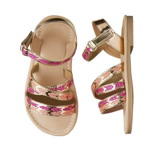 NWT Gymboree Embroidered Sandals Shoes Toddler Girls many sizes - Image 1 of 1