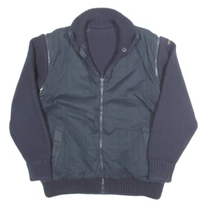 PAUL & SHARK Reversible Mens Jacket Blue Wool S - Picture 1 of 8