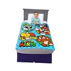  Kids Bedding Super Soft Micro Raschel Throw, 46 in x 60 in, Mario,Prints may 