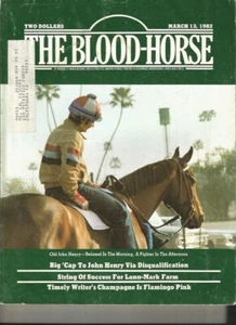 1982 Blood Horse Racing magazine John Henry HOF Santa Anita Hcp Timely Writer - Picture 1 of 1