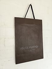 Louis Vuitton Small Brown Paper Empty Shopping Store Gift Bag 14x10