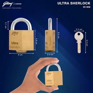 5 pcsLocking Solutions and Systems Locks Ultra Sherlock - 3 Keys (Blister) - Picture 1 of 6