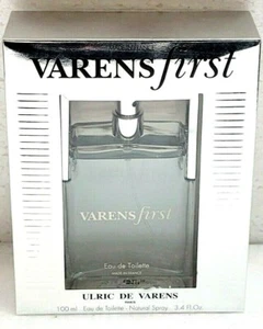 VARENS FIRST by  Ulric de Varens 3.4 oz/100 ml Eau de Toilette Spray NEW - Picture 1 of 4