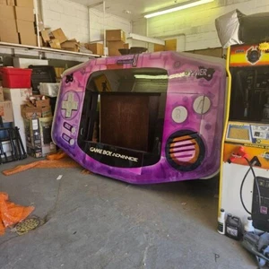 Giant Handmade Gameboy Advance Tv Wall Mount Display - Picture 1 of 2