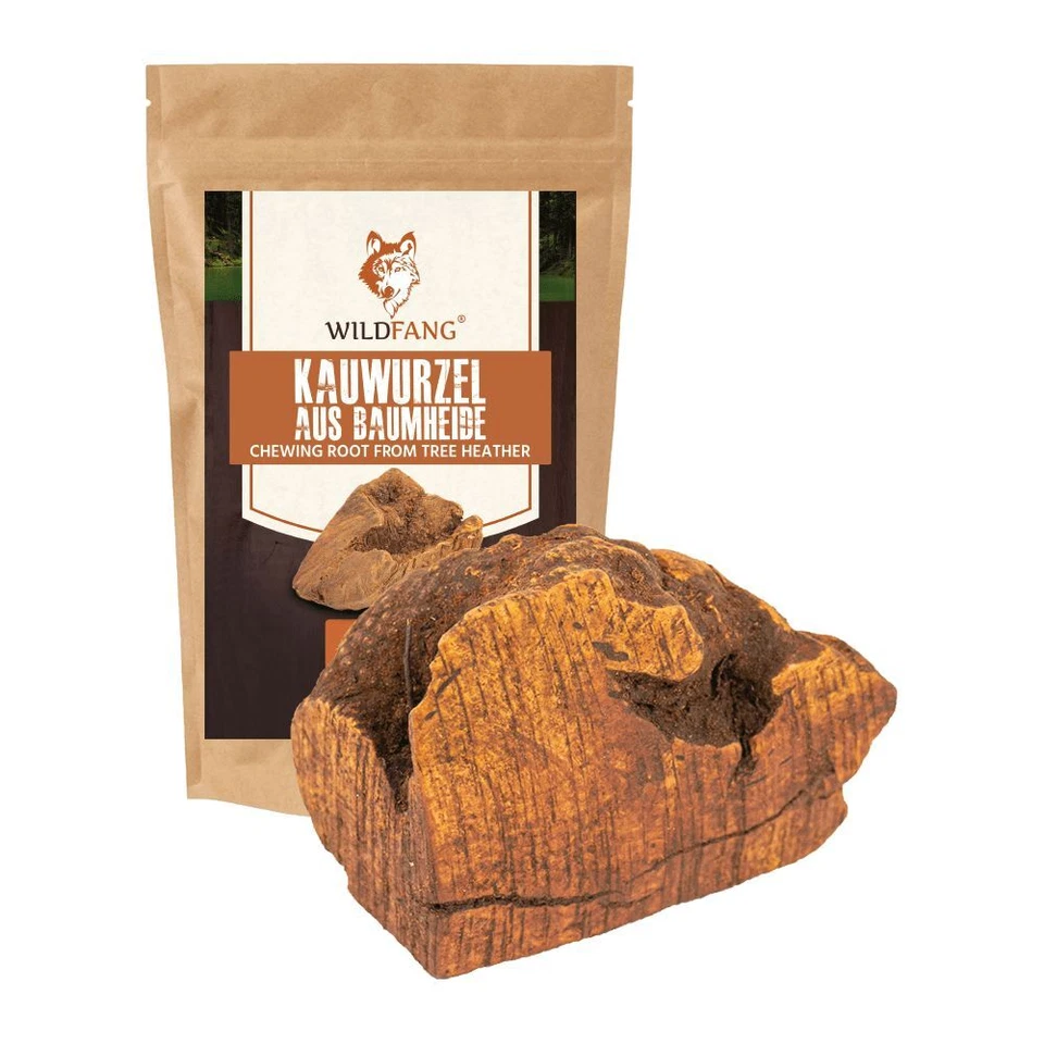 Kauwurzel aus Baumheide für Hunde, Kauspielzeug, robustes Hundespielzeug - Bild 1 von 4