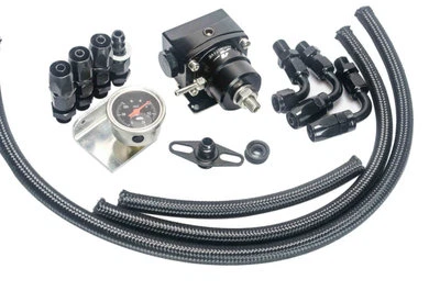 Nuevo regulador de presión de combustible 7MGT MKIII con kits de línea de manguera medidor de accesorios AN6 Foto 1 de 4