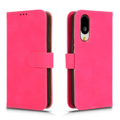 For Sharp Basio Active 3, Luxury Flip Leather Wallet Stand Card Slots Case Cover - Image 1 of 4