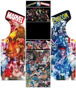 Stickers Borne Arcade (Mame ou Euro ou Personnalisé) - Marvel VS Capcom - Photo 1/7