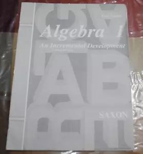 Saxon Math Algebra I Test Forms Booklet - Picture 1 of 5