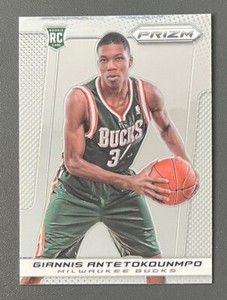 2013-14 NBA Panini Prizm #290 Giannis Antetokounmpo Rookie Card