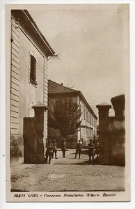 LOB MILITÄRKASERNE ARTILLERIE A. ZANETTI ANIMIERTE POSTKARTE GEREIST 1927 - Bild 1 von 1