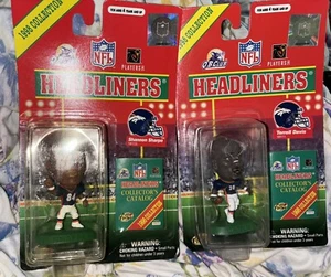 NFL HEADLINERS LOT. 1998, DENVER BRONCOS SHANNON SHARPE AND TERRELL DAVIS - Picture 1 of 3
