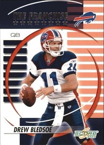 2003 Score The Franchise Buffalo Bills Football Card #TF4 Drew Bledsoe