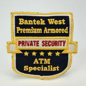 Rara Bantek West Premium Armored Private Security ATM Specialist Sleeve Patch - Picture 1 of 9