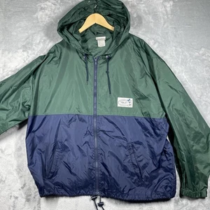 Vintage Walt Disney World Jacket Mens XL Hooded Nylon WDW 1971 Mickey 90s - Picture 1 of 10