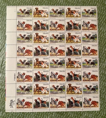 US STAMPS  1984 #2098-01 20c DOGS  SHEET  of 40 MNH - Image 1 of 2