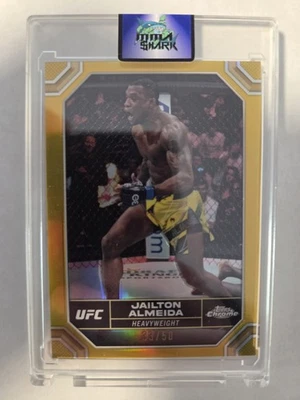 2024 Topps Chrome UFC Jailton Almeida /50 GOLD UFC Heavyweight 🔥 - Image 1 of 2