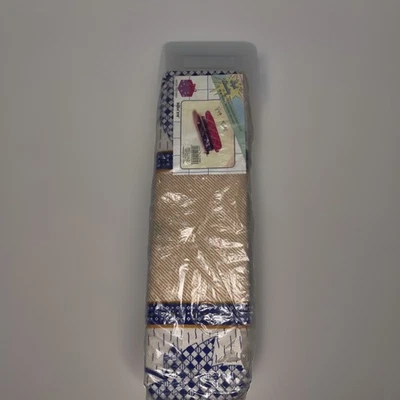 Vintage Mini Ironing Board 4 X16 Folding Legs Metal Frame Folding Legs Blue - Image 1 of 4