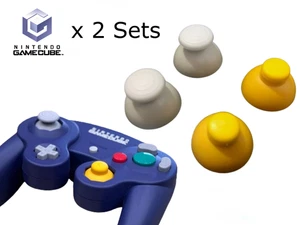 x 4 Nintendo GameCube Replacement Thumb Sticks /  Thumbstick Analog GAME CUBE - Picture 1 of 4